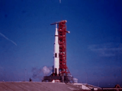 humanoidhistory:  Apollo 8 launches on December 21, 1968. 