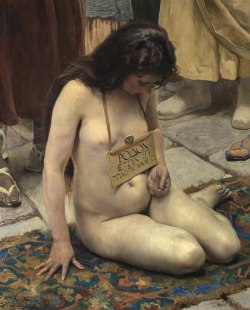 fleurdulys:  Slave for Sale - Jose Jimenez Aranda 1892 