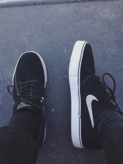 screamyourlungs0ut:  Fresh skating shoes are the best. 