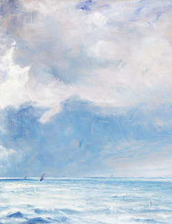 meiringen:  The Sea near Brighton (detail), John Constable, 1826.