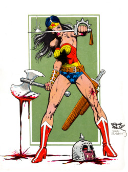 spaceshiprocket:  Wonder Woman by Frank Miller and Terry Austin