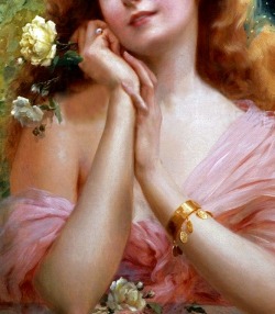 the-garden-of-delights:  “A Summer Reverie” (detail) by Emile