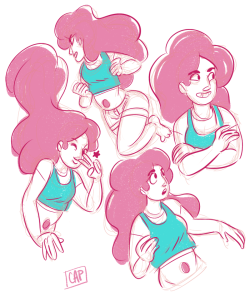 capdewdraws:  Quick Stevonnie doodles being happy and cute because