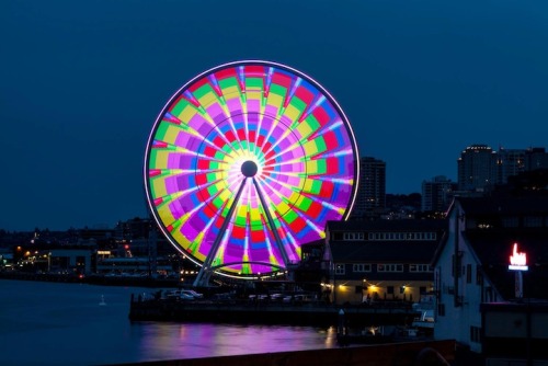 John Prince.Â Seattle’s Giant Ferris Wheel in Seattle, Washington.Â 2013.