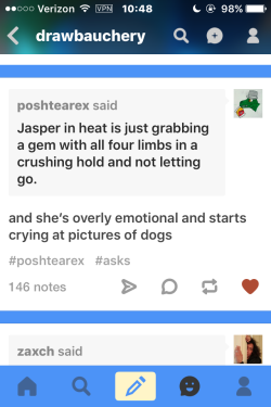 alpha-clod: She’s crying because a puppy sneezed.   idea from: