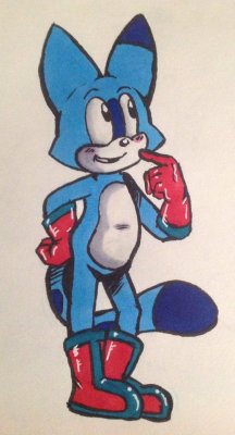   Colored my inktober doodle of @Rippl3R . Colours aren’t