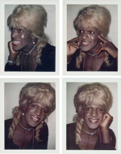 bikinipowerbottoms:Andy Warhol’s Polaroids of Marsha P Johnson