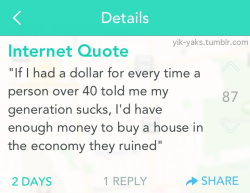 yik-yaks:  Follow Yik-Yaks for more.