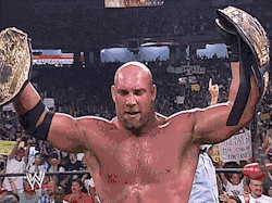 hotwrestlingmen:  Goldberg vs. Hollywood HoganWCW Monday Nitro