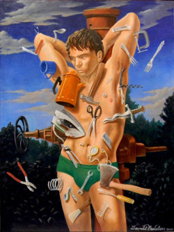 gay-erotic-art:  men-in-art:  Sebastian AttractionDavidd Batalon2010