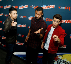 harry-matthew:  Harry Shum Jr. Isaiah Mustafa and Alberto Rosende