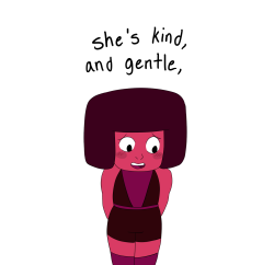 bashanidraws:  … and I love her. using ruby as a direct outlet