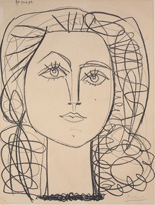 zuzuandherpetals:  Pablo Picasso, Françoise, 1946