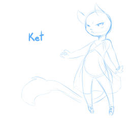 KetA cute comic idea I had involving a tiny crossdressing cat