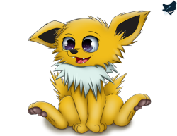 cloufysfw:Nerdy Jolteon >w< <3