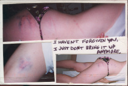 postcard-confessions:   “I haven’t forgiven you, I just