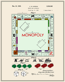 bestof-society6:    ART PRINTS BY FINLAY MCNEVIN  Monopoly Patent