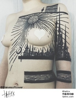 tattrx:  Thievesoftower | Greensboro, North Carolina (Censored