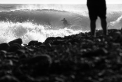 colinnearman:Watch you friends get barreled. 