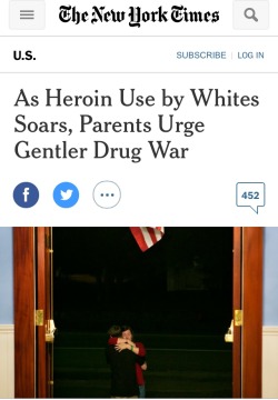 atane:  When you’re a white drug addict, the drug war gets