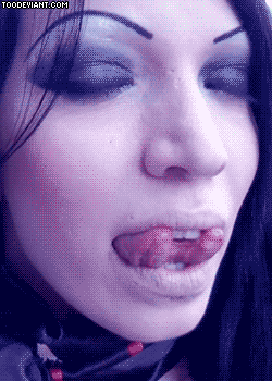 toodeviant:  Split-tongue sex in a graveyard. Such goth. Much