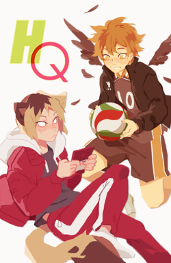 kennywhaa:Preview of Haikyuu!! print for AN :-)