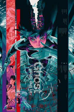 thepostermovement:  Ghost in the Shell by Martin Ansin  