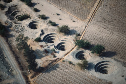 unrar:Spiral holes afforded access for clearing the ancient aqueduct