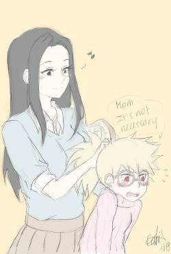 masitadibujante:  When Bakugou’s agency needed him while Momo’s