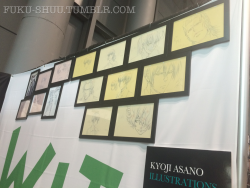 Original PSYCHO-PASS and Shingeki no Kyojin sketches by Asano