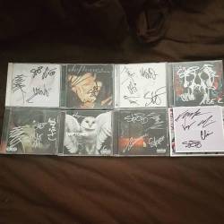 gibson8or-did-it:Finally have all #deftones #albums signed. #adrenaline