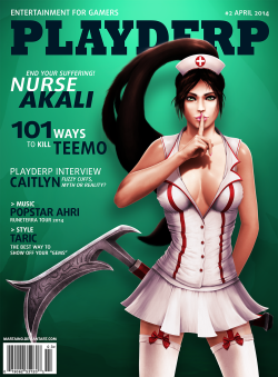 hentai-ass:  league-of-legends-sexy-girls:  Playderp Mag #2 -