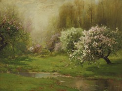 laclefdescoeurs:  Apple Blossoms, Arthur Parton 