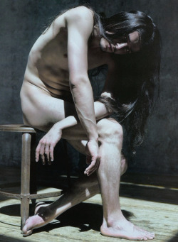    Olivier Theyskens photographed by Mario Sorrenti for Vogue