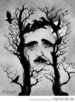 horrorpicturemaniac:  Sir Edgar Allen Poe the grand master of