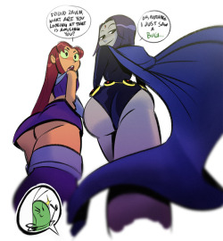 chillguydraws:  cheesecakes-by-lynx:  Raven knows…  Why must