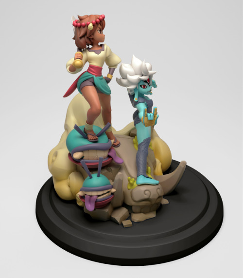 indivisiblerpg:  Behold! The final renders of the @indivisiblerpg Ajna/Heruka statue!Thanks again to @artofstriker for his amazing work!If you missed it, you can read the full rundown of how we went from the original statue to this one at the link!http://