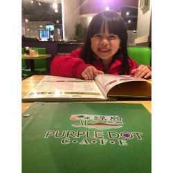 Thursday night dinner (at Purple Dot Cafe)