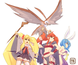 RPG team (Sketch Commission - WIP) a WIP for a larger image