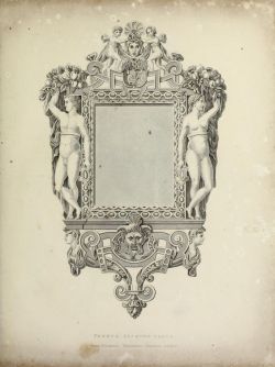 nemfrog:  Mirror, France. Specimens of ancient furniture drawn