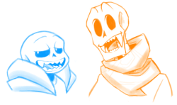 thaidraws: 1) papyrus’s teeth are too fckn big for his mouth 