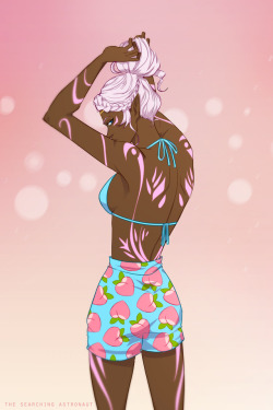 thesearchingastronaut: Allura in Fruit Shorts :9