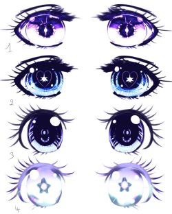 shoujo-aisuki:  ♡ ⠀Eyes『 Shoujo manga example 』by Kirimimi⠀