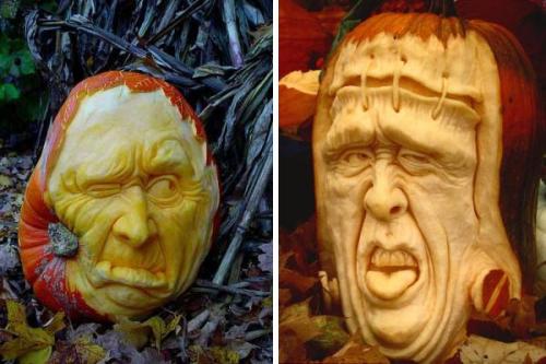 The amazing pumpkin carving art of Ray Villafane of Arizona