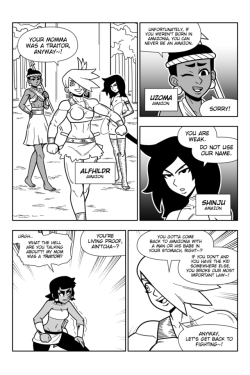 chandacomic: Ladonian Diplomacy - 15 Our first proper amazons!