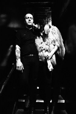 rickrodneyphoto:  King Dude & Chelsea Wolfe backstage @ the