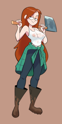hentai-leaf:   Wendy Corduroy   from Gravity Falls, by various