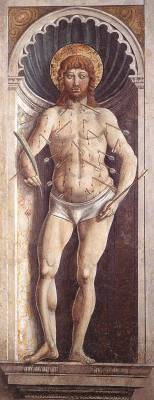 koredzas:  Benozzo Gozzoli - Saint Sebastian. 1464 - 1465  