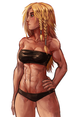 bookofsul: Paladins supposed to be muscular, yes? Request from