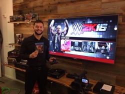 unstablexbalor:  Finn playing WWE 2K16 